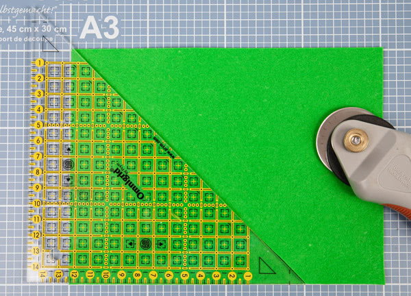 Bunte Filzhühner basteln- Schritt 1 Bunte Filzhühner basteln- Schritt 1