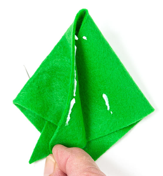 Bunte Filzhühner basteln- Schritt 4 Bunte Filzhühner basteln- Schritt 4