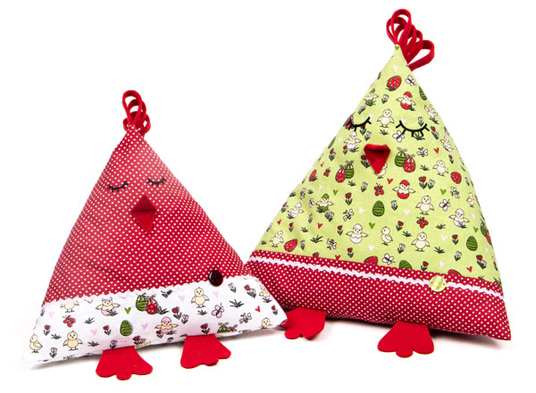 Bunte Hühnerkissen nähen - Schritt 8 Bunte Hühnerkissen nähen - Schritt 8