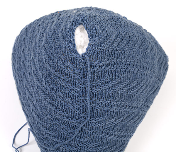 Dreieckskissen stricken - Schritt 6 Dreieckskissen stricken - Schritt 6