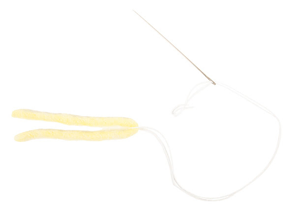 Elfen aus Ziehband basteln - Schritt 6 Elfen aus Ziehband basteln - Schritt 6