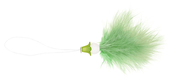 Feder-Blüten-Hänger basteln - Schritt 5 Feder-Blüten-Hänger basteln - Schritt 5