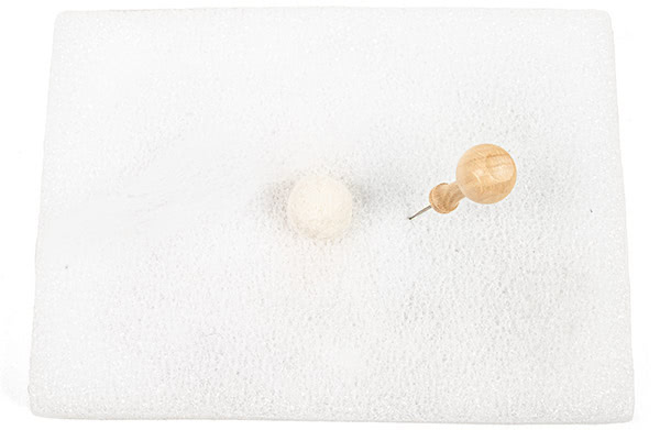 Feen aus Märchenwolle basteln - Schritt 6 Feen aus Märchenwolle basteln - Schritt 6