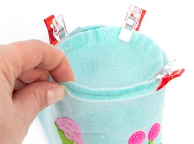 Stiftehalter filzen - Schritt 9 Stiftehalter filzen - Schritt 9