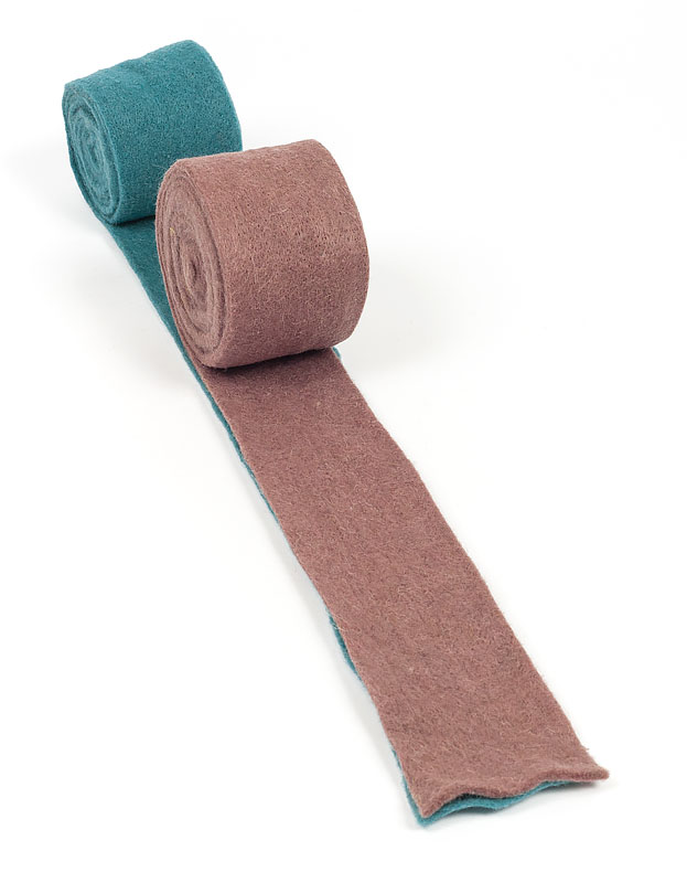 Filzband Hasen zu Ostern basteln - Aufrollen