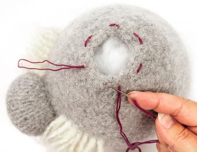 Türstopper Filzwichtel - Schritt 19