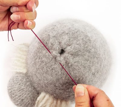 Türstopper Filzwichtel - Schritt 20