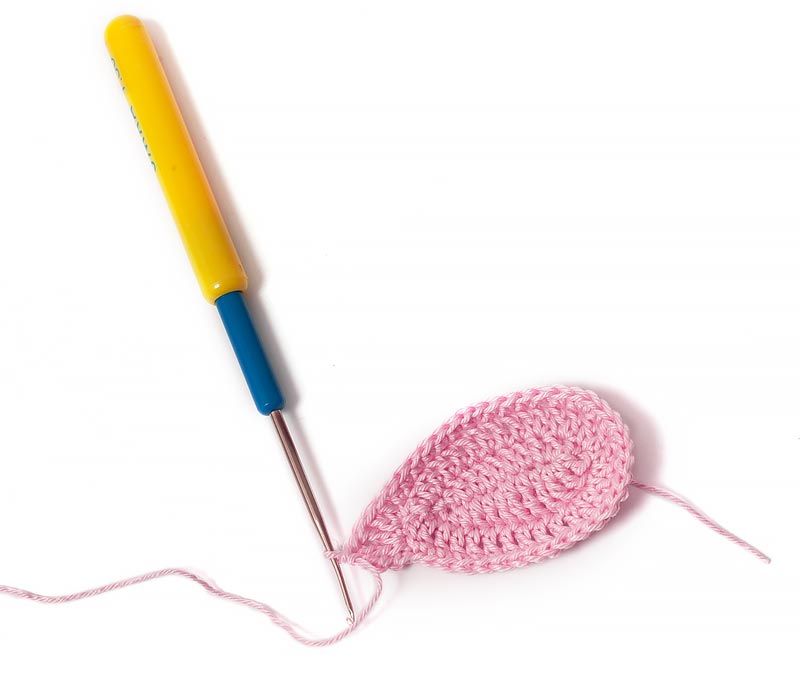 Flamingo häkeln Körper fast fertig