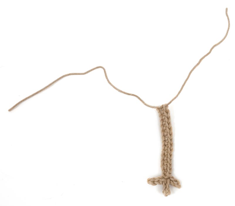 Flamingo häkeln Fuß