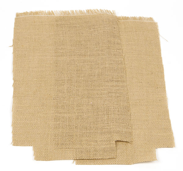 Flaschen Taschen aus Rupfen nähen - Schritt 1