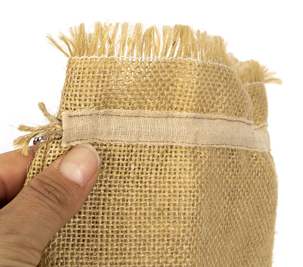 Flaschen Taschen aus Rupfen nähen - Schritt 10