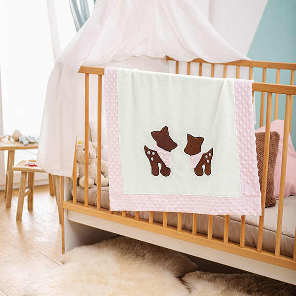 Fleecedecke Rehlein nähen