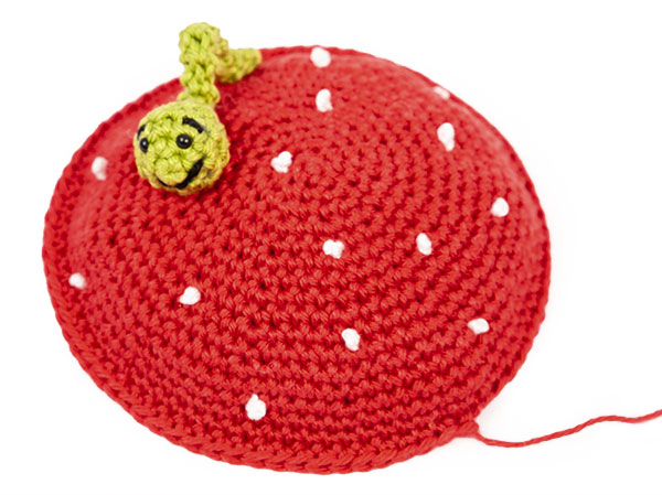 Fliegenpilz häkeln - Schritt 8 Fliegenpilz häkeln - Schritt 8