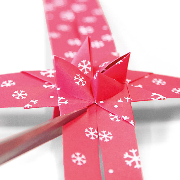 Fröbelsterne basteln - Schritt 14 Fröbelsterne basteln - Schritt 14