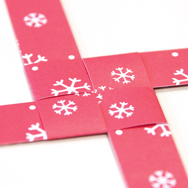 Fröbelsterne basteln - Schritt 3 Fröbelsterne basteln - Schritt 3