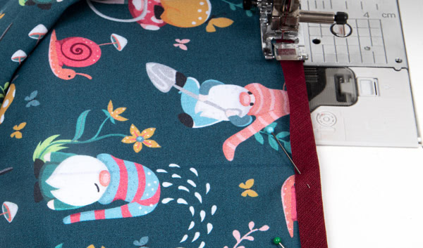 Gartentasche nähen - Schritt 2