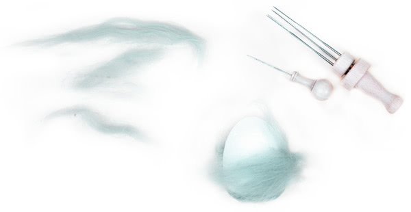 Gartenwichtel filzen - Schritt 2 Gartenwichtel filzen - Schritt 2