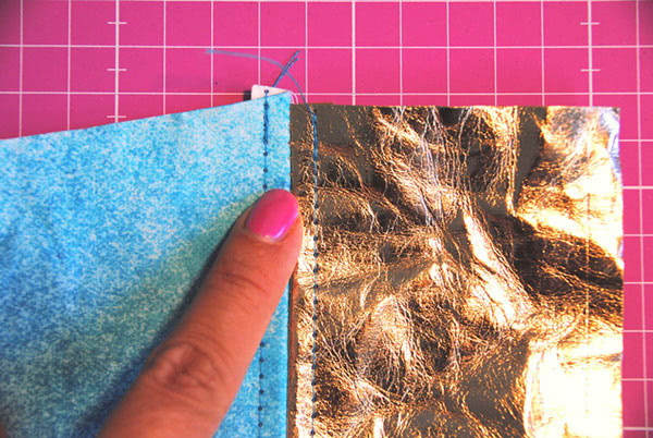 Nahtzugabe absteppen