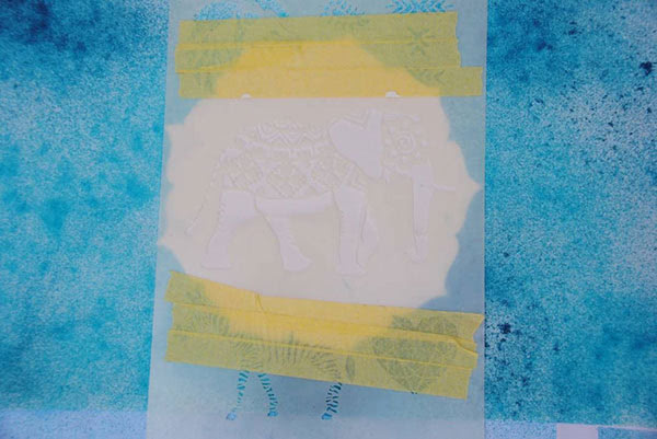 Elefanten-Motiv aufsprühen