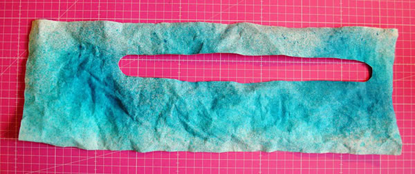 Aussparung für Nähmaschinengriff ausschneiden