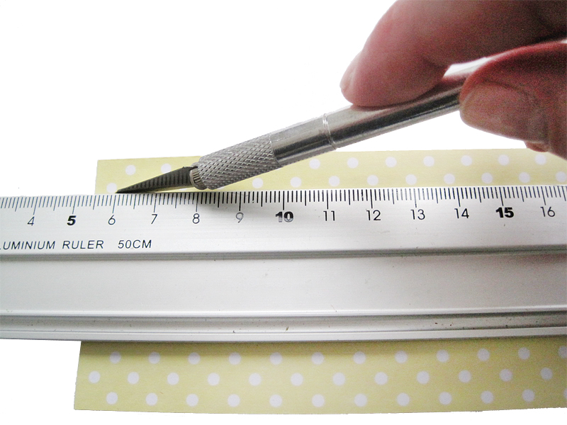 Geburtskarte Schritt 1