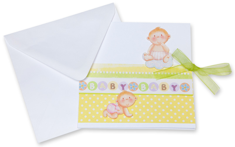 Geburtskarte Bastelvorschlag