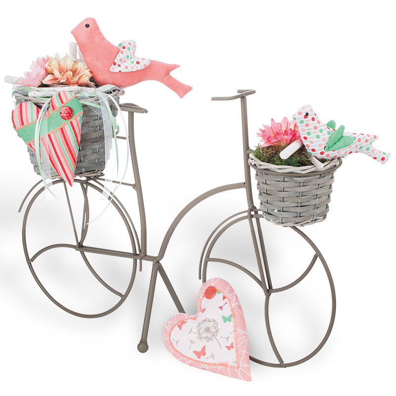 Anleitung genähte Herzen und Vögel