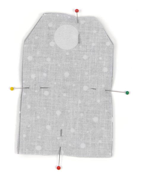 Weihnachtliche Geschenkanhänger nähen - Schritt 3 Weihnachtliche Geschenkanhänger nähen - Schritt 3