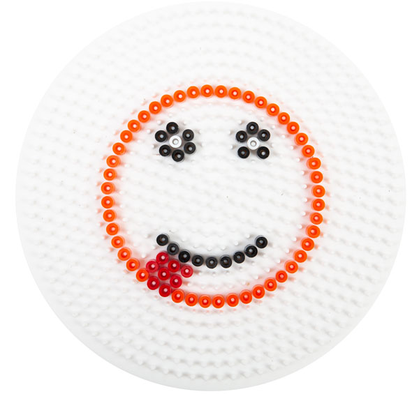 Getränkeschutz aus Bügelperlen basteln - Schritt 2