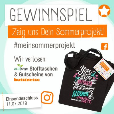 Gewinnspiel: Zeig uns Dein Sommerprojekt Gewinnspiel: Zeig uns Dein Sommerprojekt
