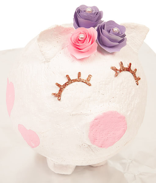 Sparschwein aus Gips basteln - Schritt 17