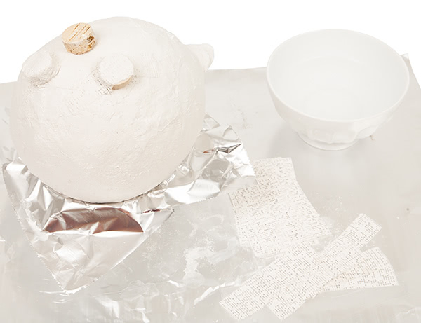 Sparschwein aus Gips basteln - Schritt 7