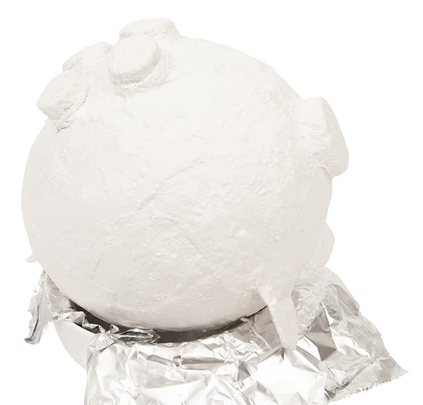 Sparschwein aus Gips basteln - Schritt 9