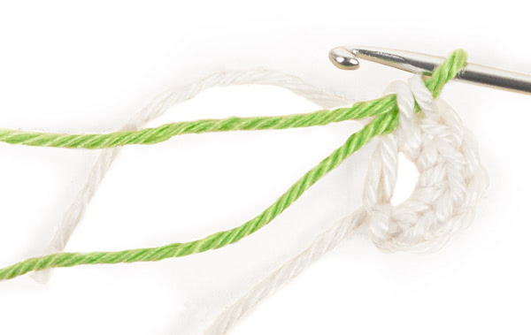 Fruchtige Glasmarkierer häkeln - Schritt 1