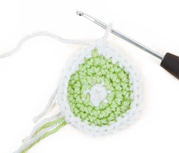 Fruchtige Glasmarkierer häkeln - Schritt 3