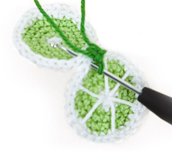 Fruchtige Glasmarkierer häkeln - Schritt 5