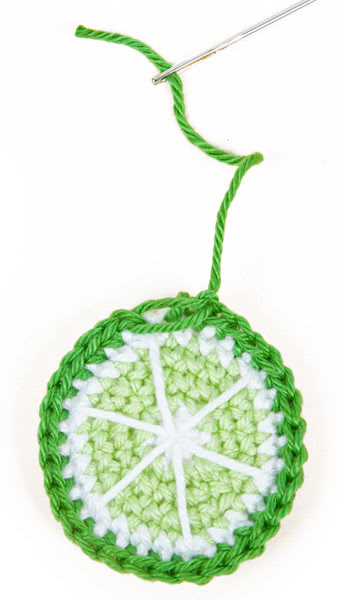 Fruchtige Glasmarkierer häkeln - Schritt 6