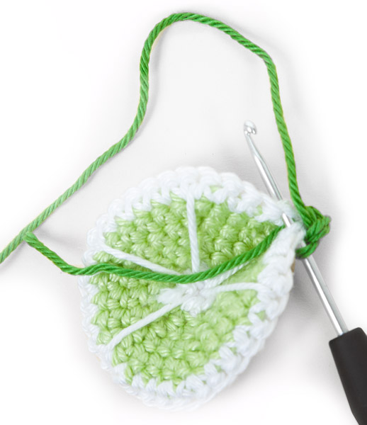 Fruchtige Glasmarkierer häkeln - Schritt 8