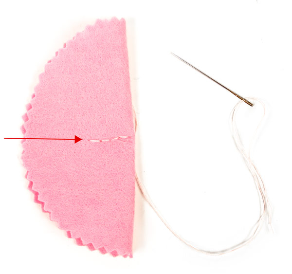 Glückskekse basteln - Schritt 3