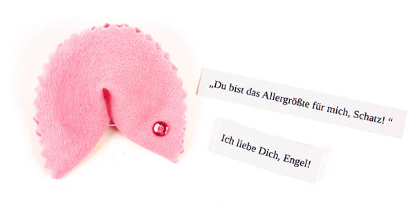 Glückskekse basteln - Schritt 5