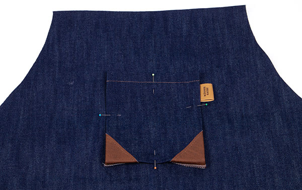 Grillschürze nähen - Schritt 3