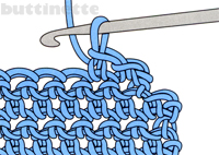 Häkeln - Abnahmen am Rand 3