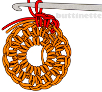 Häkeln - Farbwechsel 2