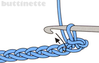 Häkeln - Kettenmasche 2