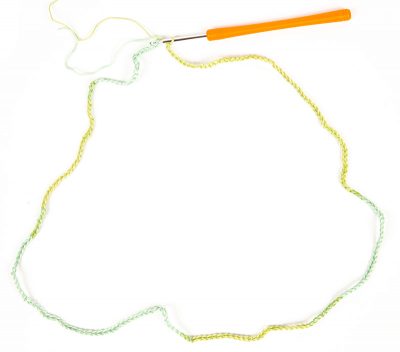 Einkaufstasche häkeln - Schritt 1