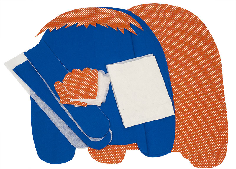 Monster-Tasche - Material zuschneiden