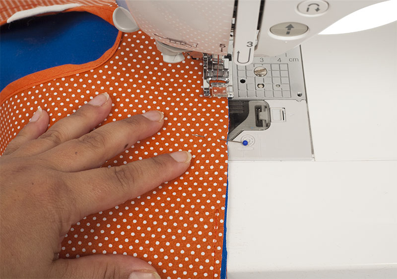 Monster-Tasche nähen - Tasche zusammennähen