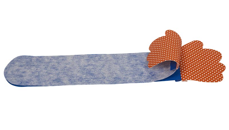 Monster-Tasche nähen - Griff zusammenstecken