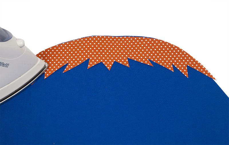 Monster-Tasche nähen - Haare aufbügeln