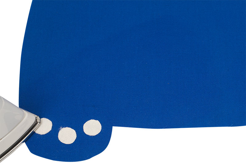 Monster-Tasche nähen - Details aufbügeln